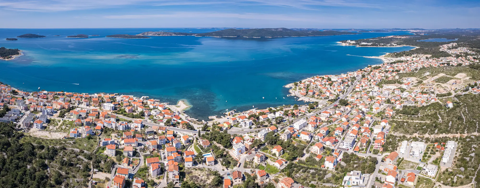 Brodarica from the air